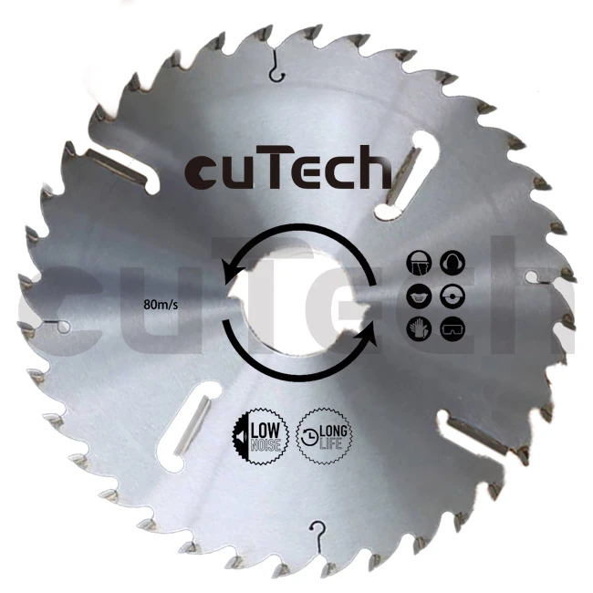 Raker-melengkapi TCT Ripping Saw Blade